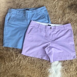 J. Crew Blue and Purple Bermuda Shorts Classic Design